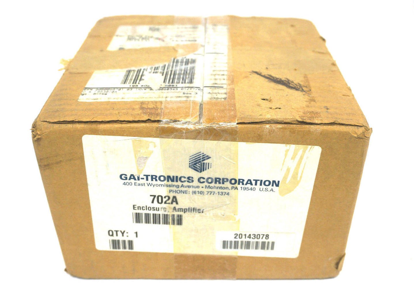 Single Page/Party Indoor 115 Vac Amplifier Enclosure 702A