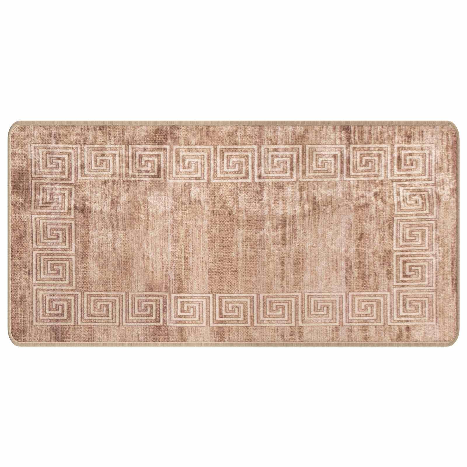 Tapis de couloir blanc antibruit et antidérapant pour sol glissant
