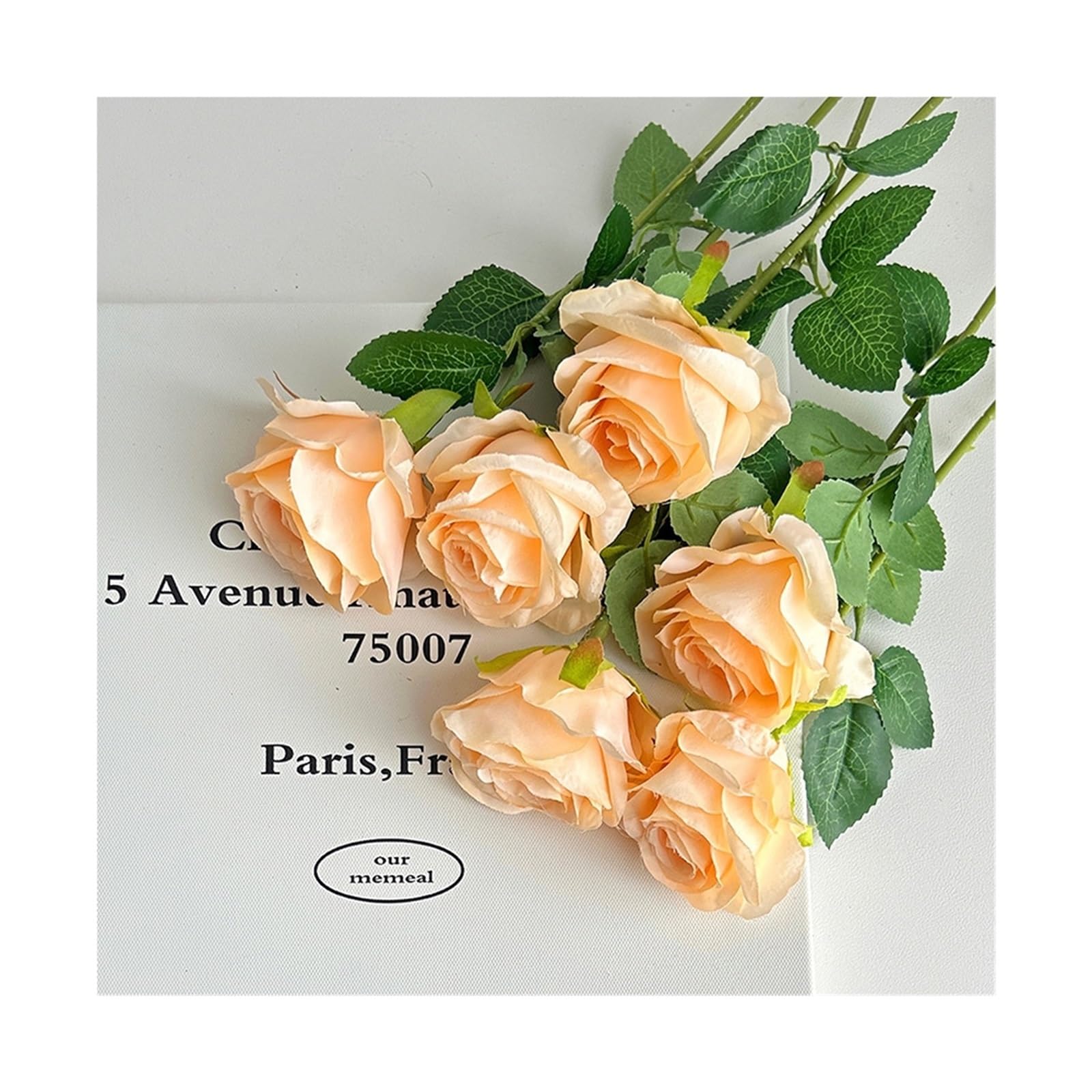 UBOHUZ 15PCS Rose Pink Artificial Roses Fake Flowers With Stems For DIY Wedding Bouquets Bridal Centerpieces Arrangements Tables Decorations for Wedding Bridal Bouquet(Color 4)