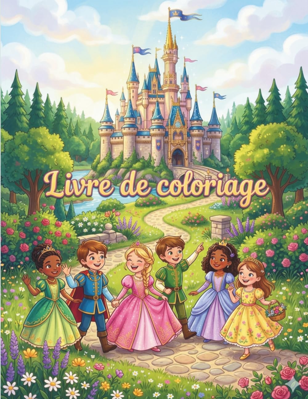 Livre de coloriage: 50 Coloriages de Princesses