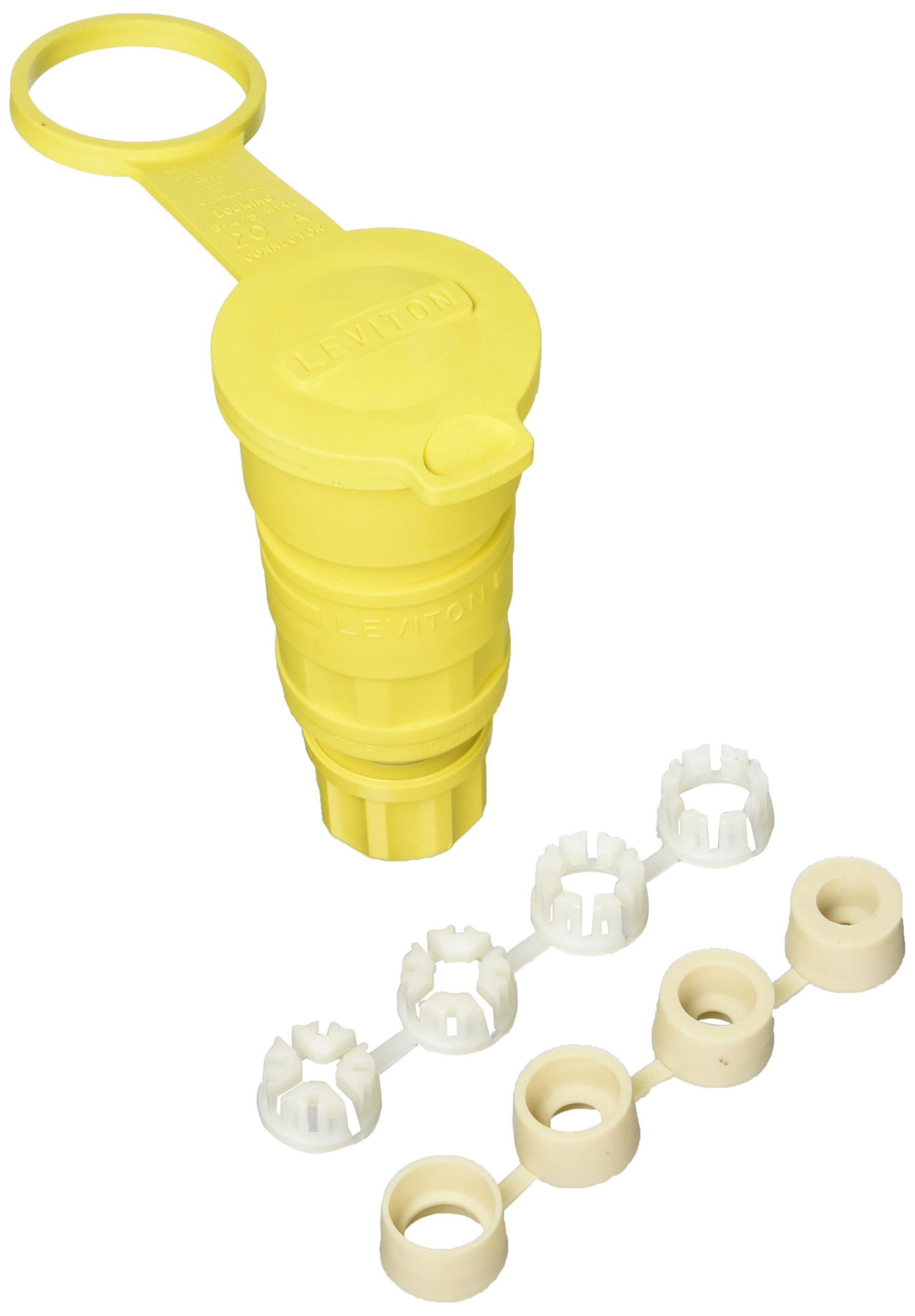 Conector de grado industrial Leviton 480V trifásico 20A para eliminar fallos de derivación