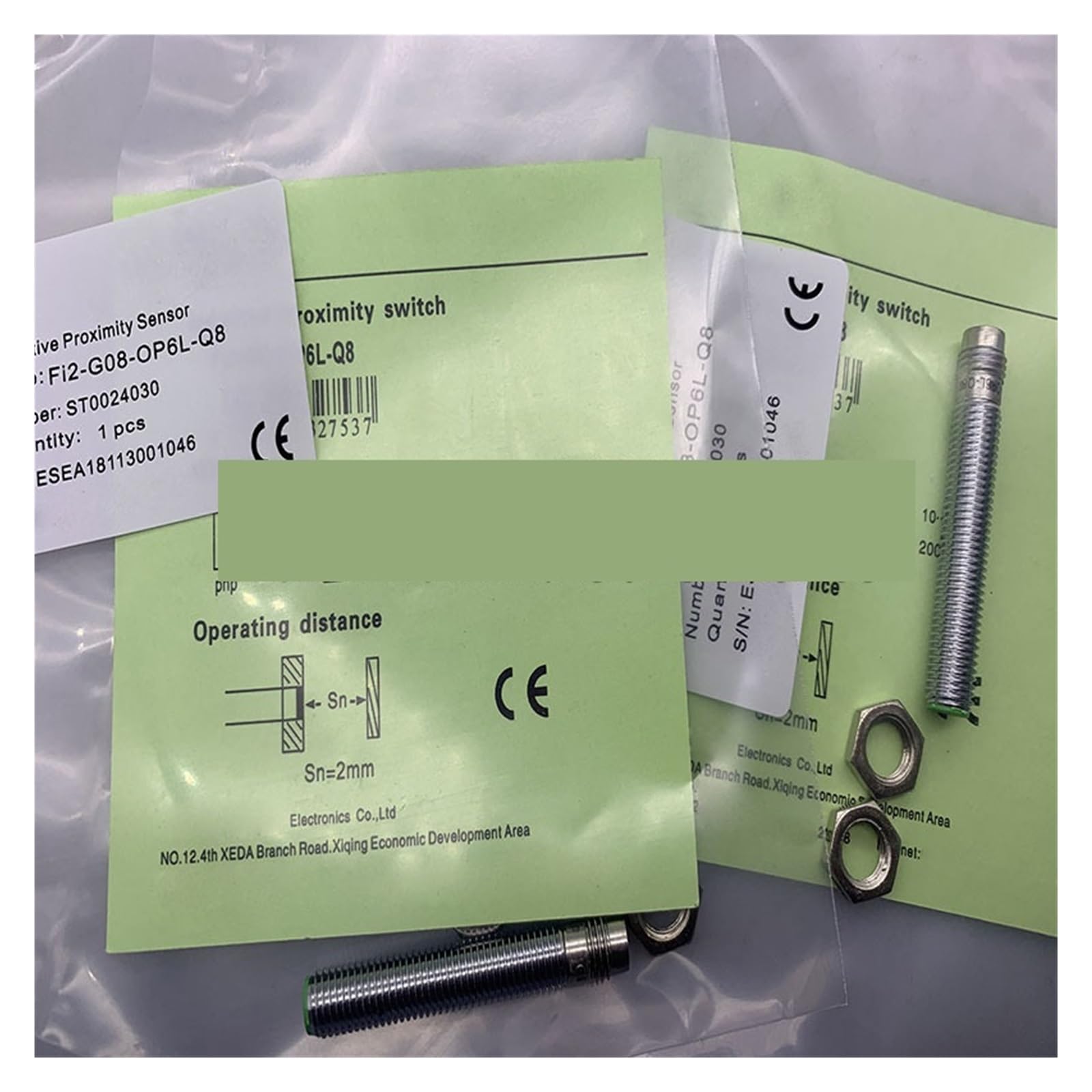 Ni3-G08-CP6L-Q8 capteur inductif haute durabilité en boîtier métallique