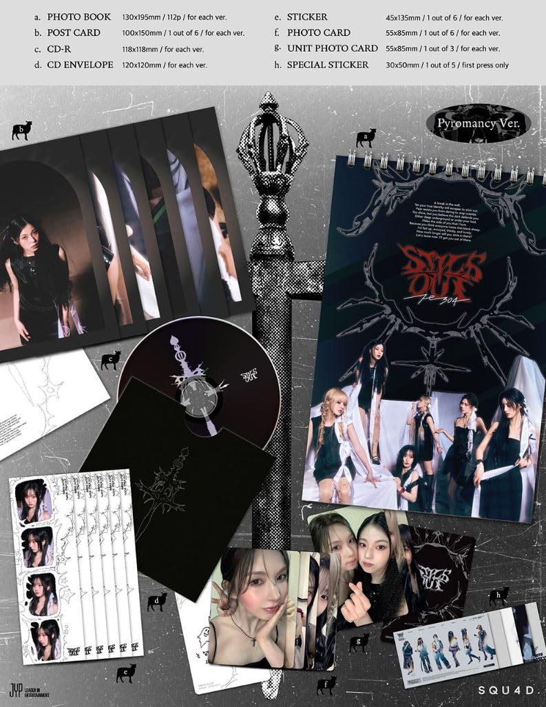 Amazon.com: NMIXX Fe3O4: STICK OUT 3rd Album (Standard 2 Ver Set
