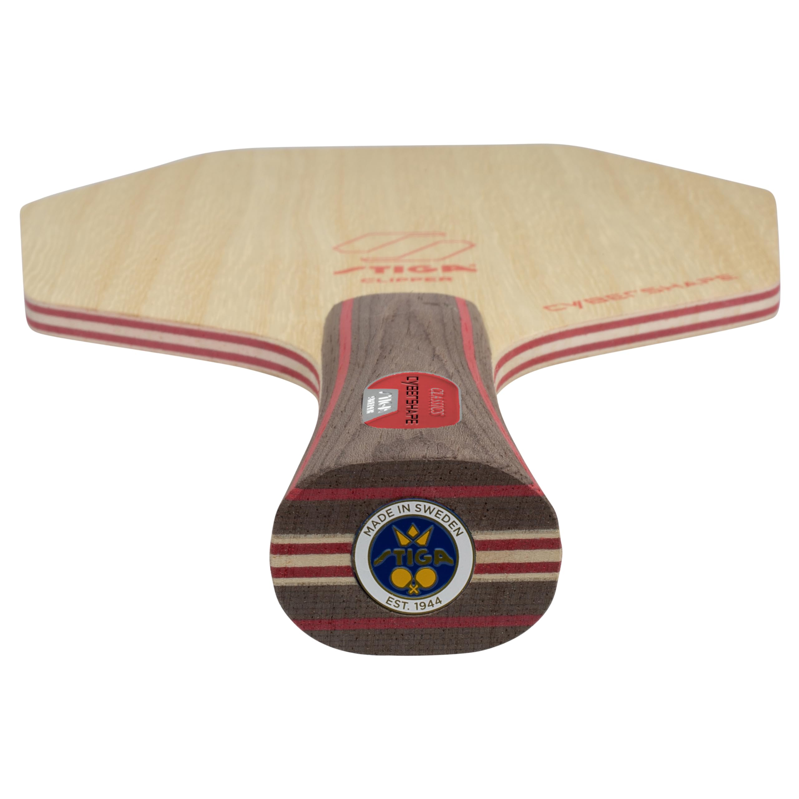 STIGA Cybershape Clipper - Hoja de tenis de mesa, hoja de madera rápida ofensiva para jugadores experimentados