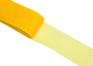 Crinoline Horsehair Braid for Millinery 3" (8 cm) Wide - Sold by The Yard - Yellow