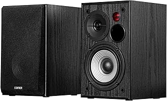 R990BT Bluetooth Active Bookshelf Speakers 2.0 (Black)