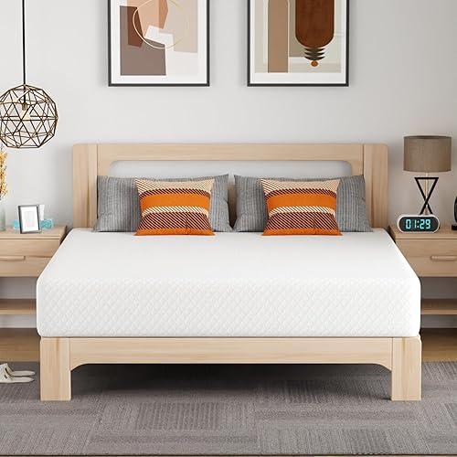 PayLessHere - Colchón de espuma viscoelástica con gel, 5 pulgadas, tamaño king, con certificación CertiPUR-US, sin fibra de vidrio, cama en una