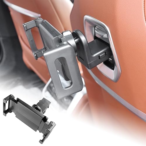 KUNGKIC Soporte para tablet para reposacabezas de coche para BMW X3 X5 X6 I20 G05 G06 G45 G60 G61 G70 Soporte ajustable de coche para asiento disponible en Yaxa Costa Rica