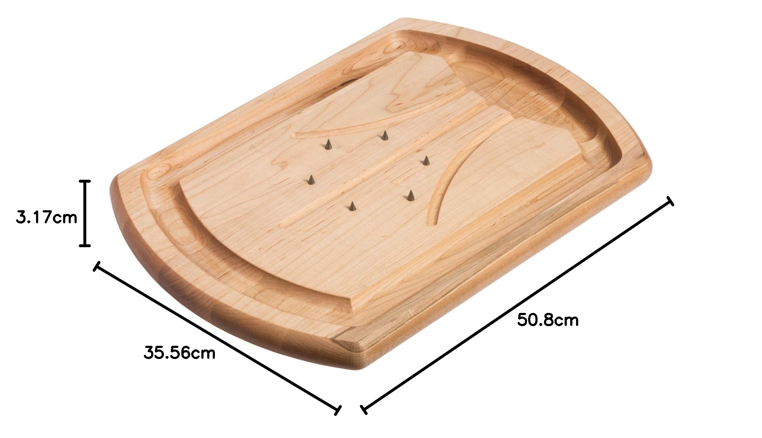 Amazon｜J.K. Adams 20-Inch-by-14-Inch Maple Wood Carving Board