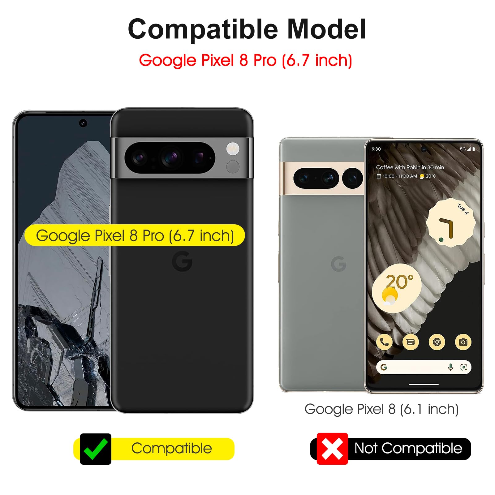 SCL Hülle Für Google Pixel 8 Pro Mit Panzerglas – Stoßfest & Carbon-Design