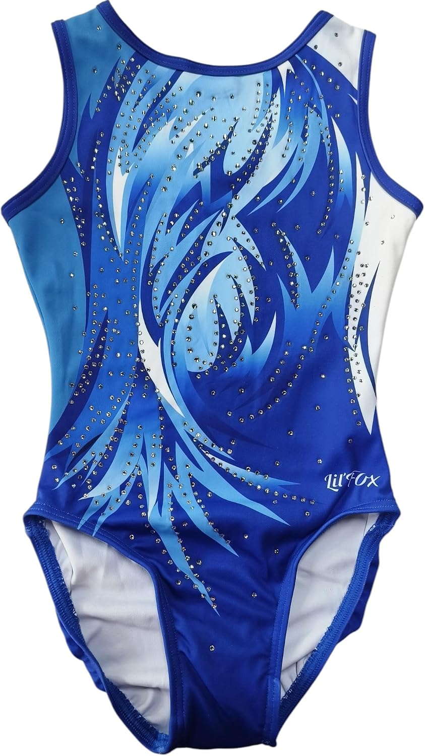 LIL'FOX FAVORITES Gymnastics Leotards for Girls - Kids Dance, Tumbling, Acrobatics, Gymnastics Equipment