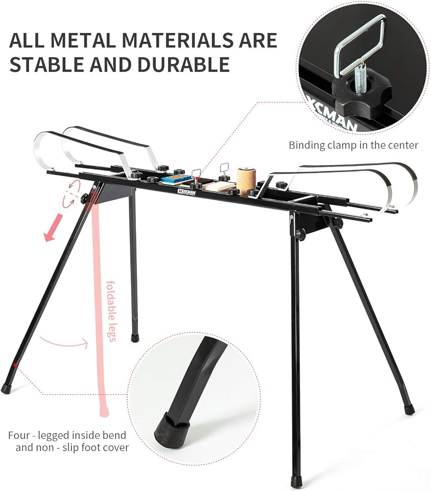 XCMAN Cross County Nordic Skiing Double Profile Waxing Bench Table