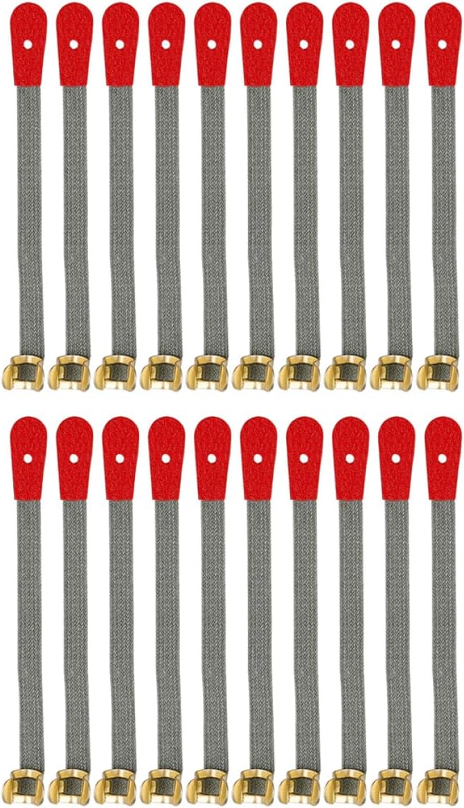 50pcs Piano Tuning Tools Set with Small Gray Climbing Ropes and Mutes Fixing Accessories for Professional Piano Tuner Instrument Maintenance