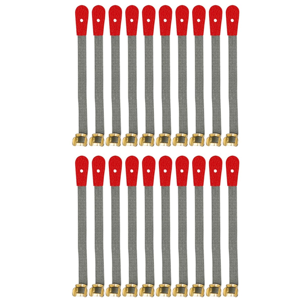 50 Stück Klavierdämpfer Befestigungswerkzeug aus Langlebigem Material Kleines Klavierstimmseil mit Metallschnalle Leicht und Tragbar für Klavierstimmer und Musikschüler