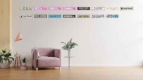 Miniatura 7 de Letrero de metal retro de hojalata con texto en inglés "Dad's Garage Statement Farmhouse Bath", decoración de pared para el hogar, bar o dormitorio,