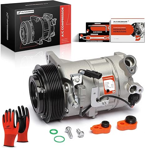 A-Premium Air Conditioner AC Compressor with Clutch Compatible with Nissan
