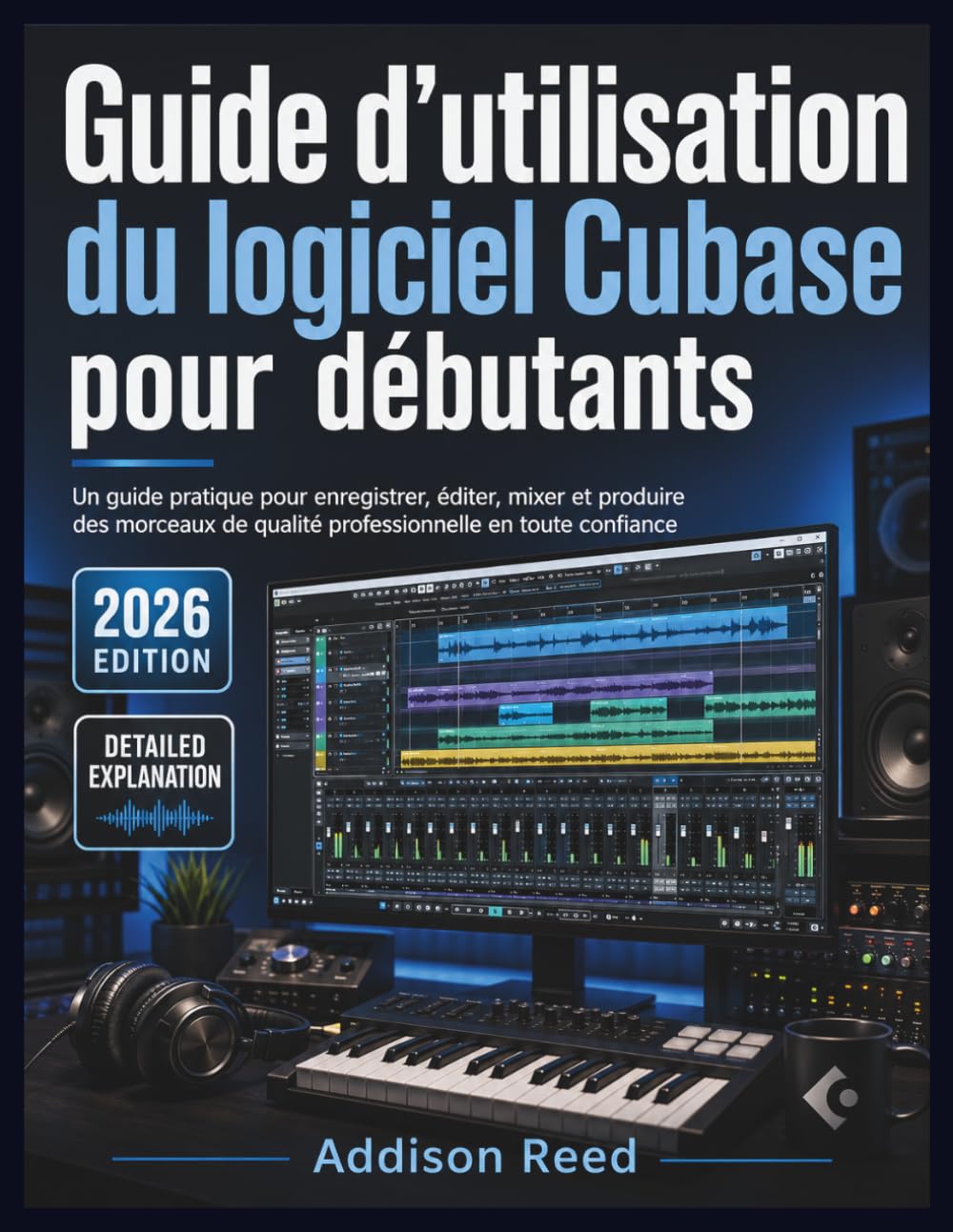 Guide d'utilisation du logiciel Cubase pour débutants: Un guide pratique pour enregistrer, éditer, mixer et produire des morceaux de qualité professionnelle en toute confiance