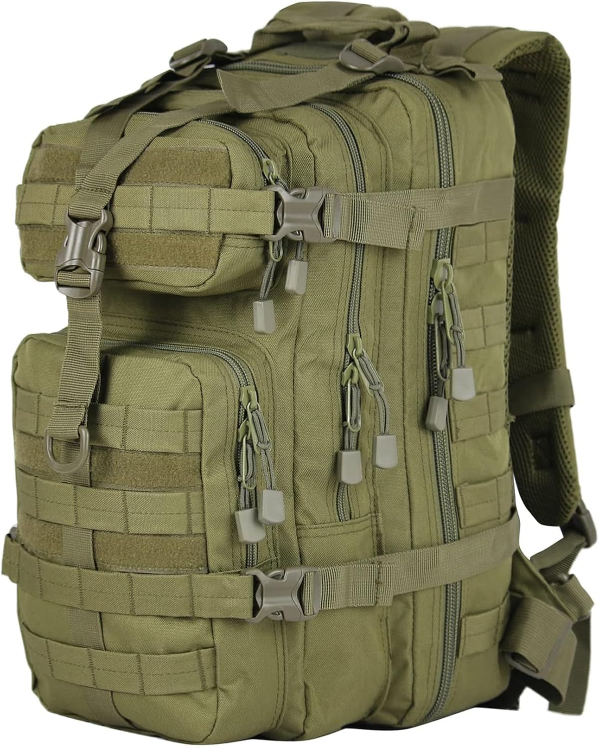 Small 30L Assault Backpack Military Tactical Backpack Tactical Bag for Outdoor Hiking Camping Travel Army Hunting Rucksack (Green)