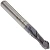 AMG-DP Carbide Drill Mill, AlTiN Monolayer Finish, 30 Deg Point Angle, 2 Flutes, 3 Overall Length, 0.5 Cutting Diameter, 0.5 Shank Diameter