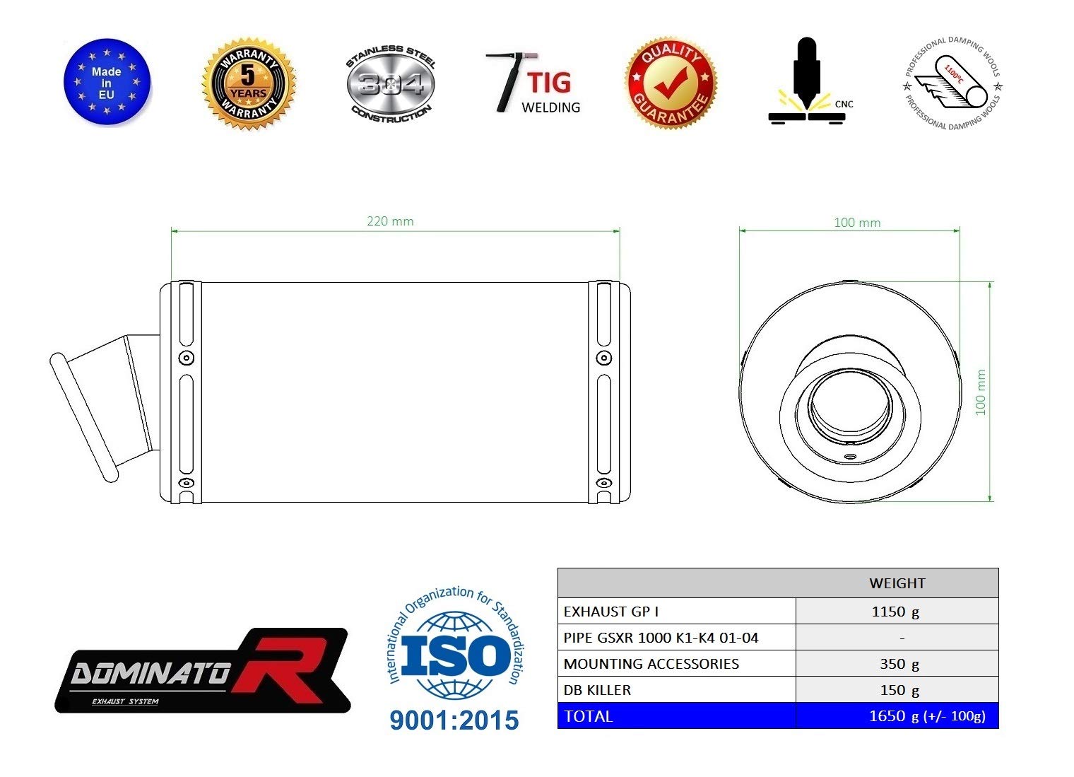 R&G STURZSCHUTZ CLASSIC F � R SUZUKI GSXR 1000 2001 2004 NO MODS CP0098BL