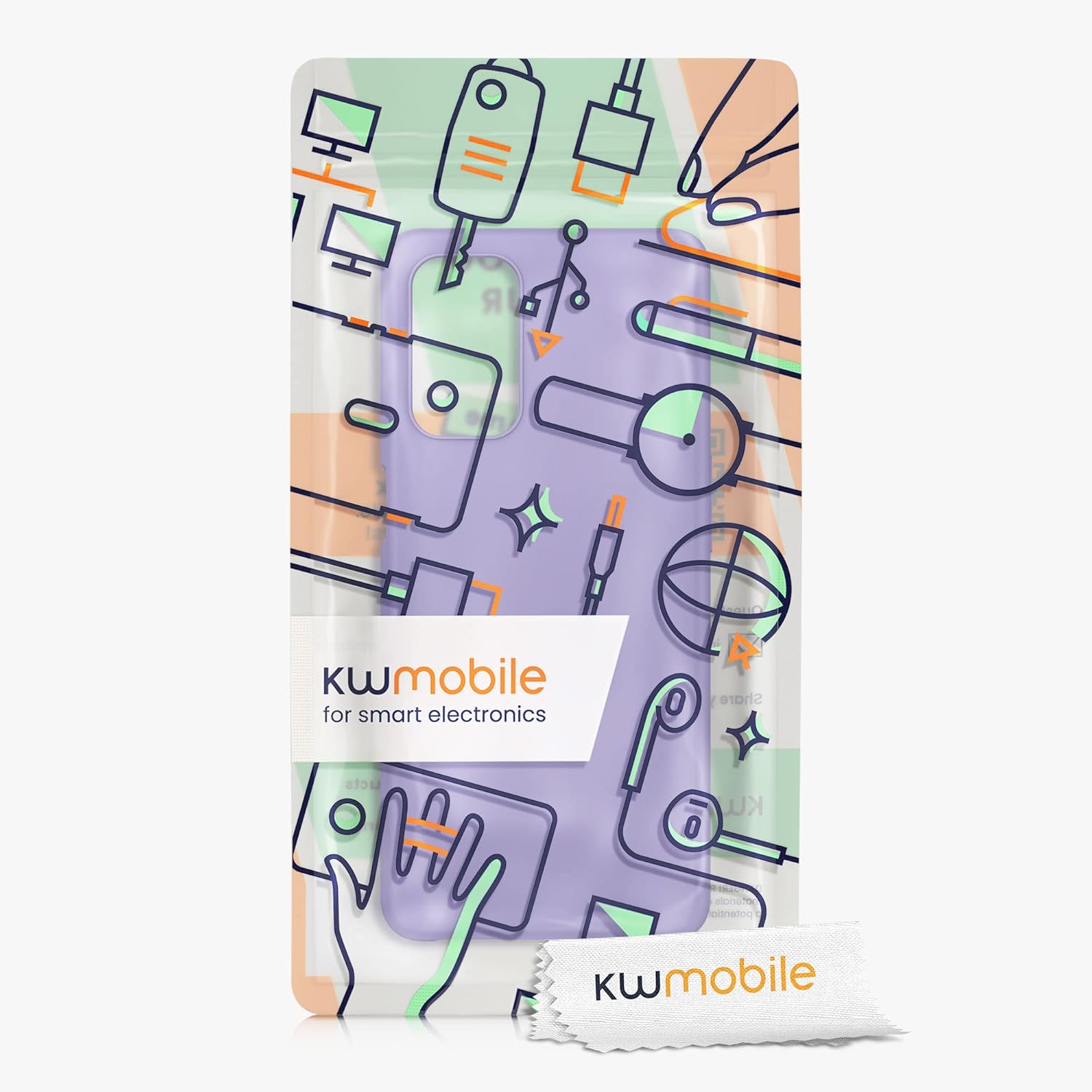 kwmobile Case Compatible with OnePlus Nord N200 5G Case - TPU Silicone Phone Cover with Soft Finish - Violet Purple image 7 of 7 B09VBTN5TD