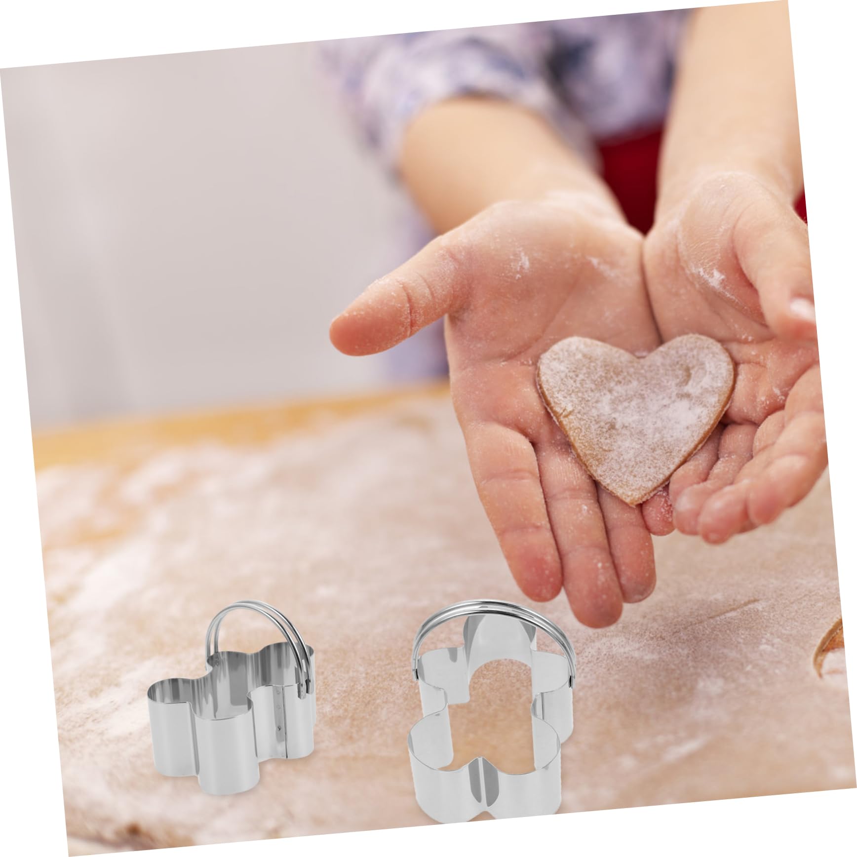 Alipis 20 Stk 5-teiliges Set Mousse-Ringe Lebkuchenform Keksausstecher für Jungen und Mädchen küchenmaschiene kochgeschirr tragbare Keksausstecher Cartoon-Ausstecher Rostfreier Stahl