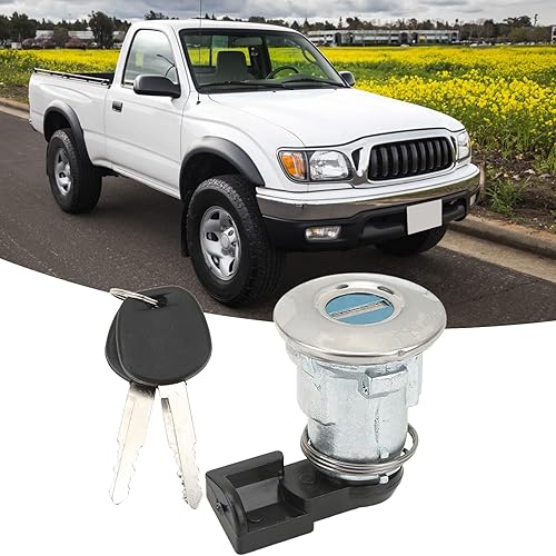 Miniatura 5 de Cilindro de cerradura de puerta de combustible, cilindro de bloqueo de tapa de llenado de combustible 69058‑35140 Cilindro de solapa de puerta de