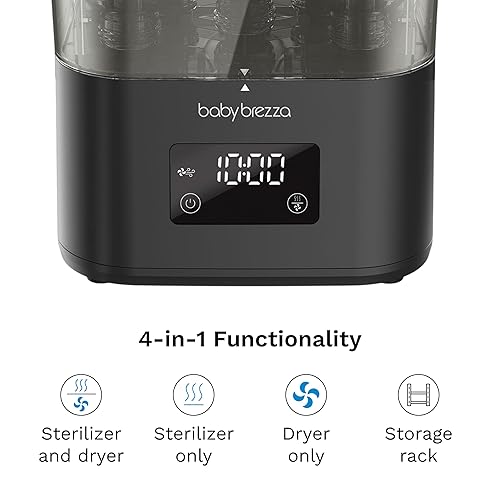 Miniatura 5 de Baby Brezza SuperQuick - Secador esterilizador de 10 minutos, color negro mate