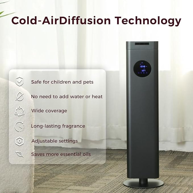 Difusor de Aromas Sin Agua NAMSTE 1500ml - Cobertura 4500 Sq Ft, WiFi y APP miniatura 9