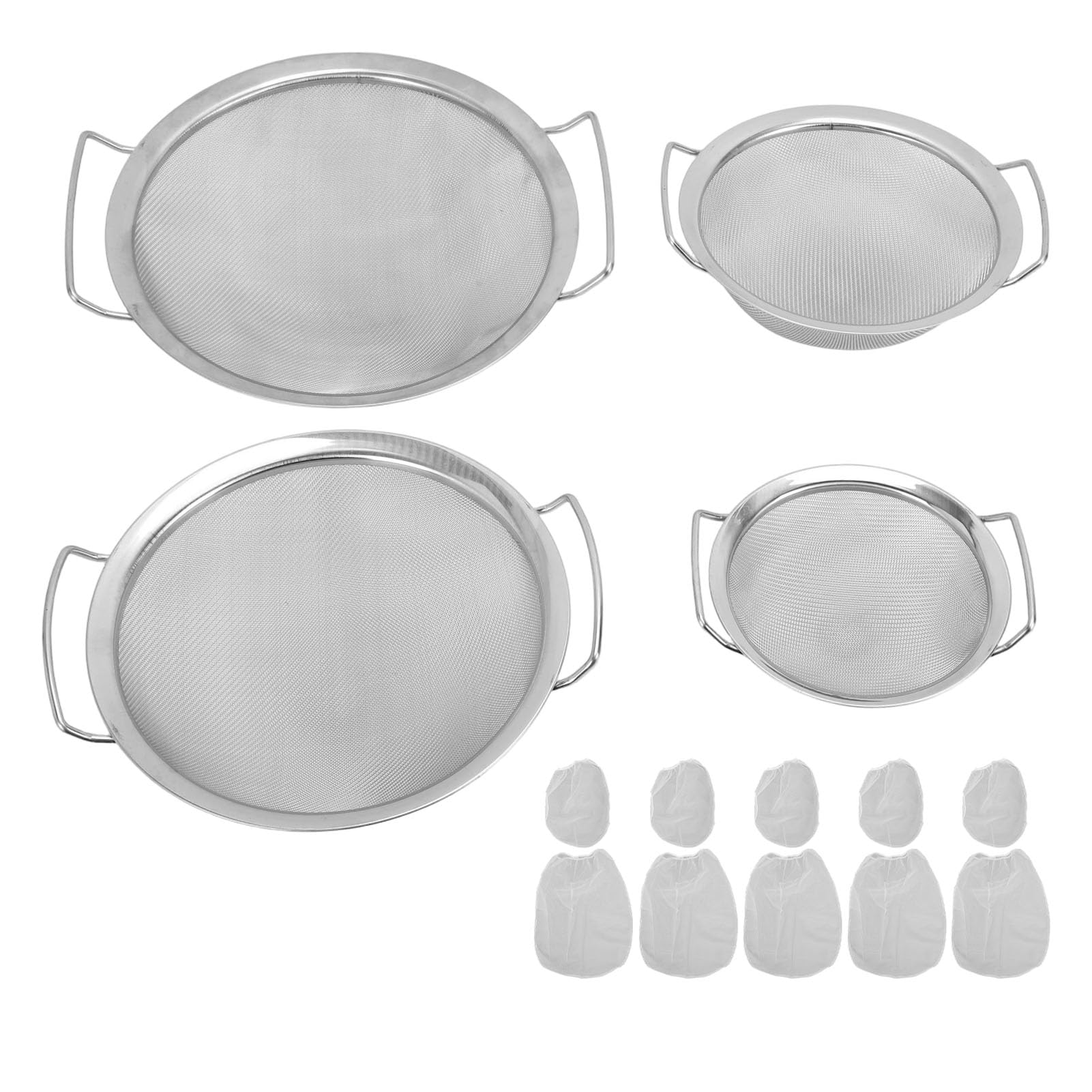 Filtro per vernice da 60 mesh, filtro in acciaio inossidabile con diametro di 6, 8, 10, 12 pollici per secchi da 1, 2, 3, 5 galloni, rimozione dei detriti
