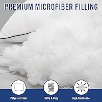 Vista 5 de Standard Size Bed Pillows for Sleeping 4 Pack,Luxury Hotel Pillows,Comfortable and Supportive,Machine Washable,Suitable for Stomach,Back and Side