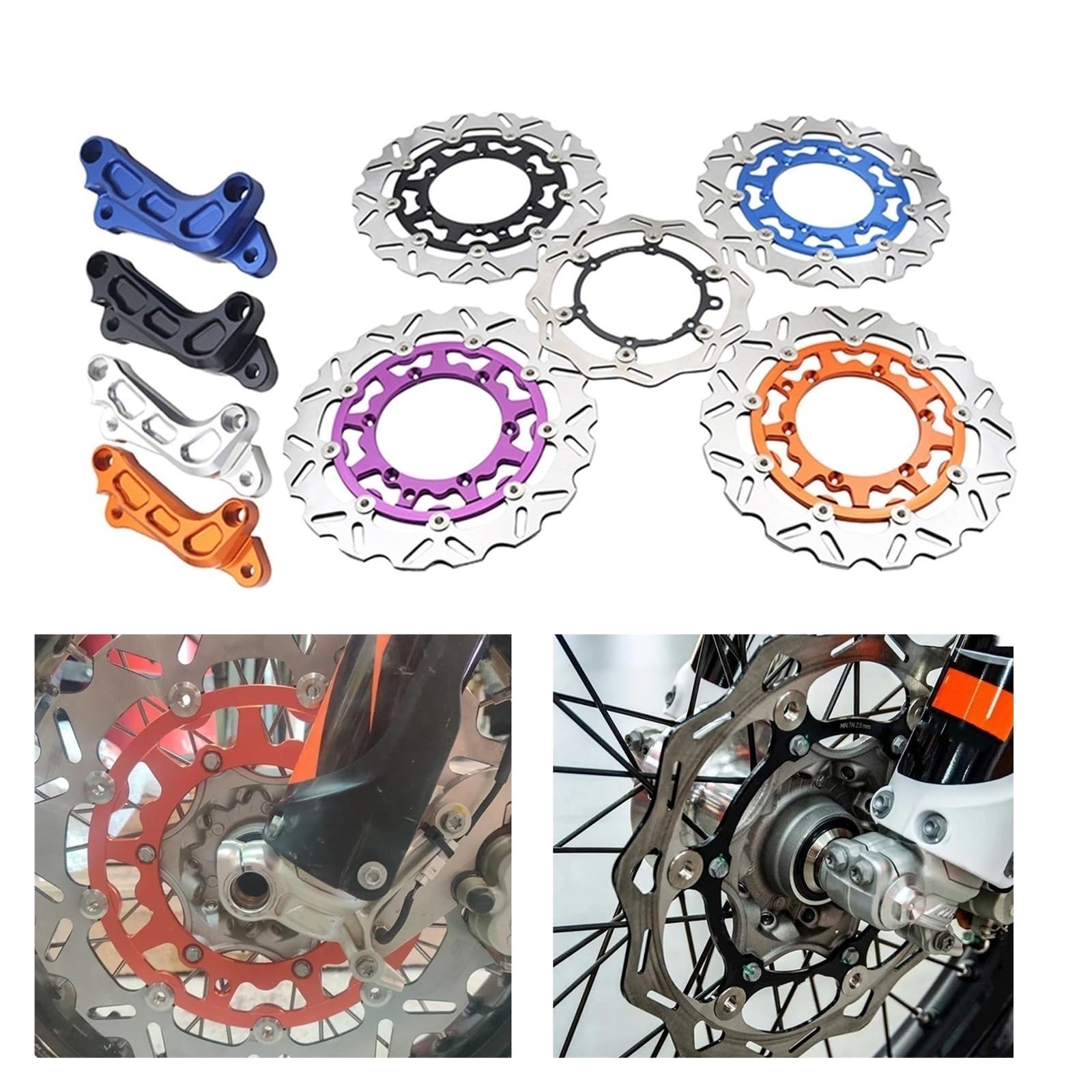 Do XC XCF XCW SX SXF EXCF 125-500 1994-2023 tarcze hamulcowe Hamulce
