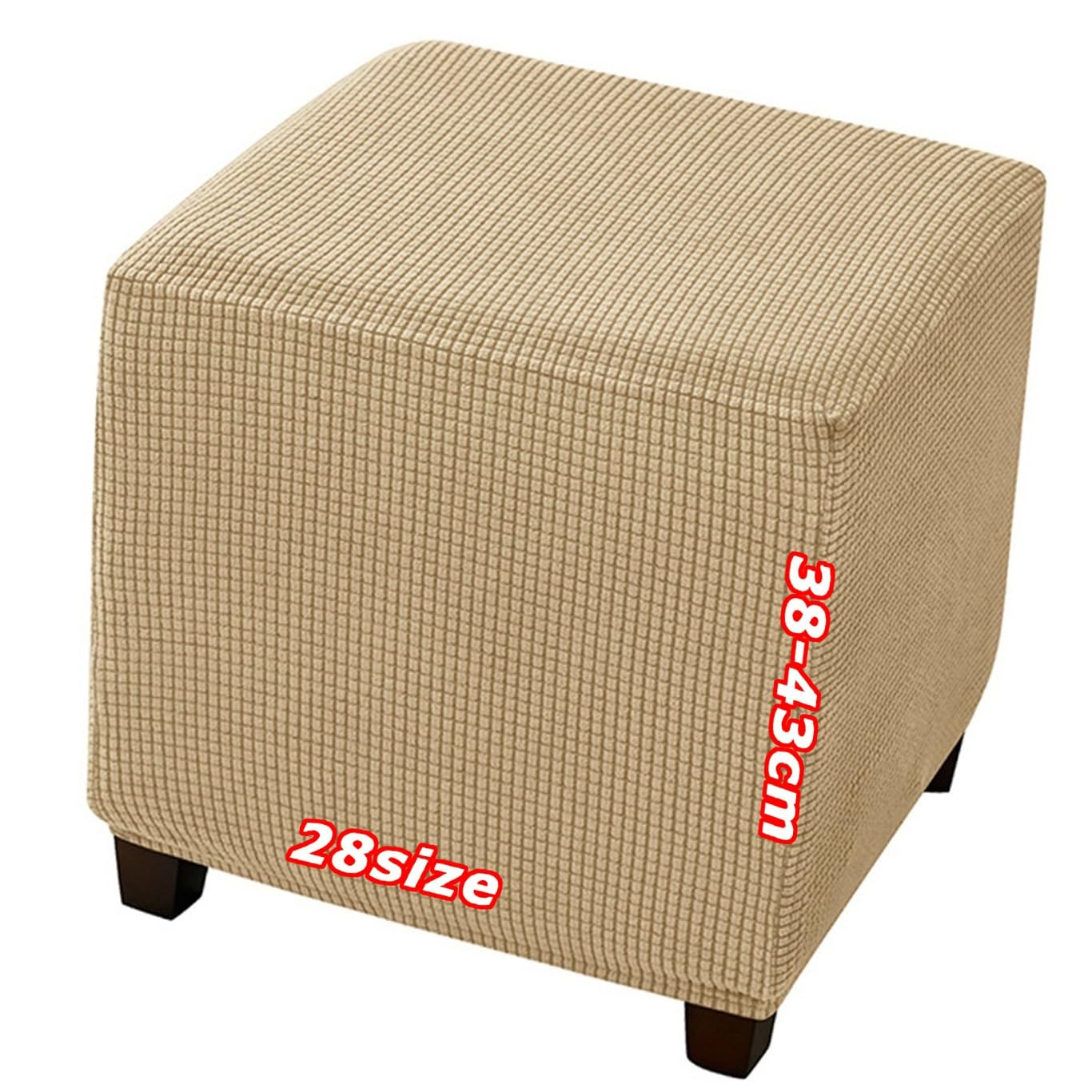 m Amazon.com: Footstool Slip Cover Footrest Ottoman Covers, Super