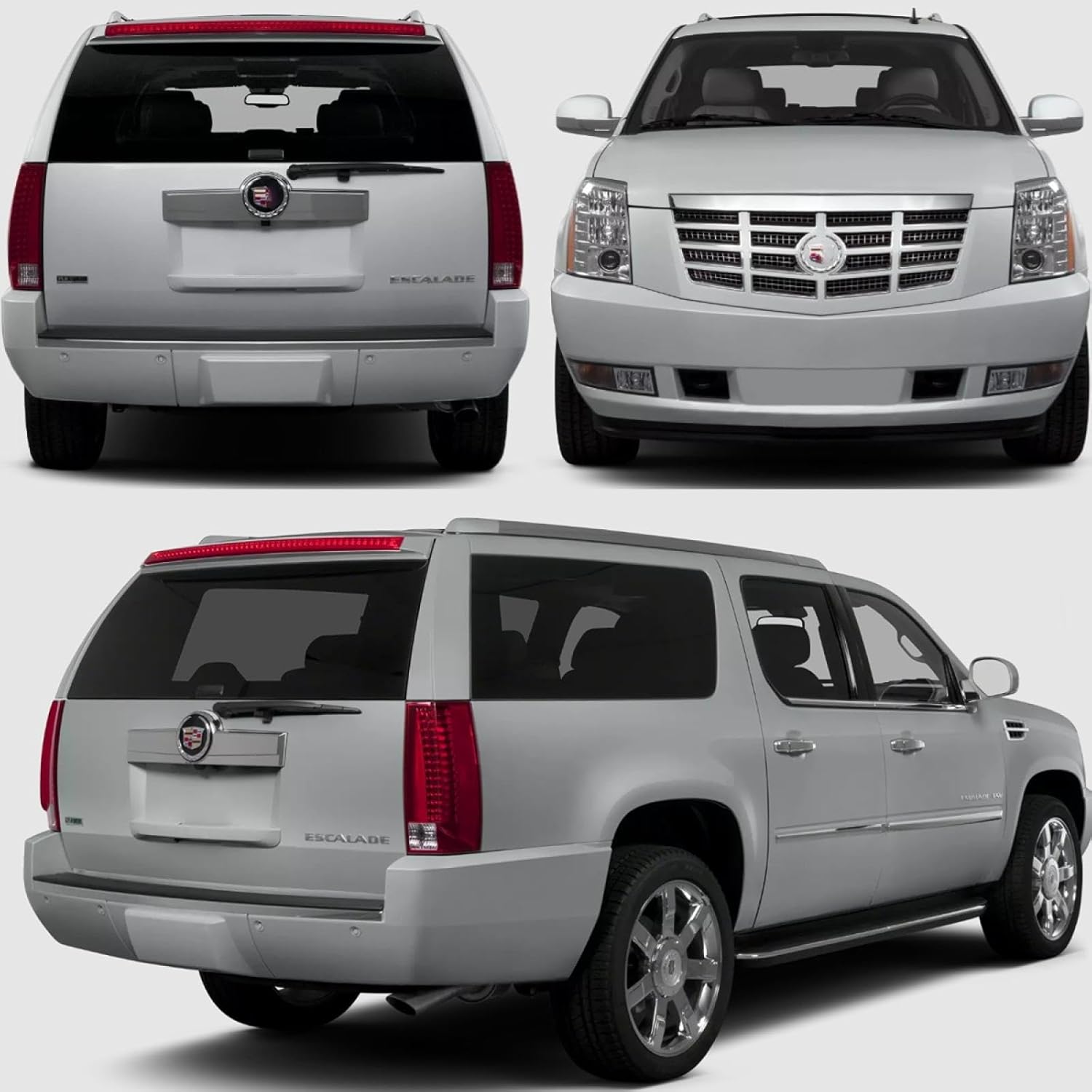 Rear Wiper Blade Arm Set for Cadillac Escalade ESV 2007 20018 2009 2010 2011 2012 2013 2014 Base Lujo Luxury Platinum Premium Sport Utility 6.2L V8 Rear Back Windshield Wiper Blade Arm 15277756