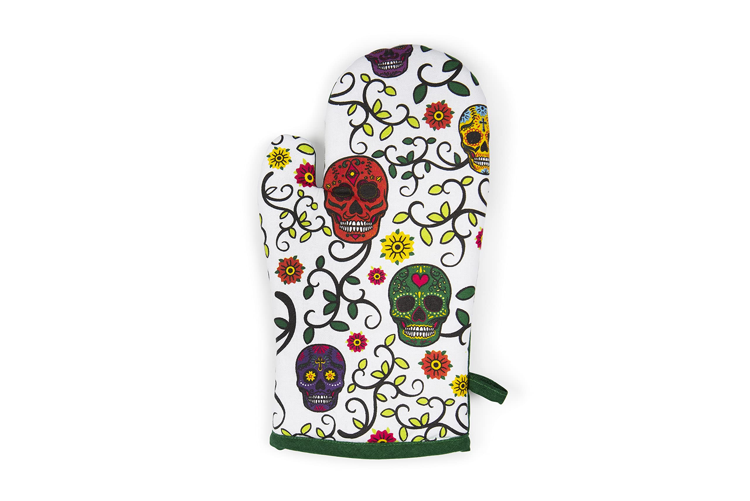 Excelsa Calavera Abstract Cotton Oven Glove(s) Only