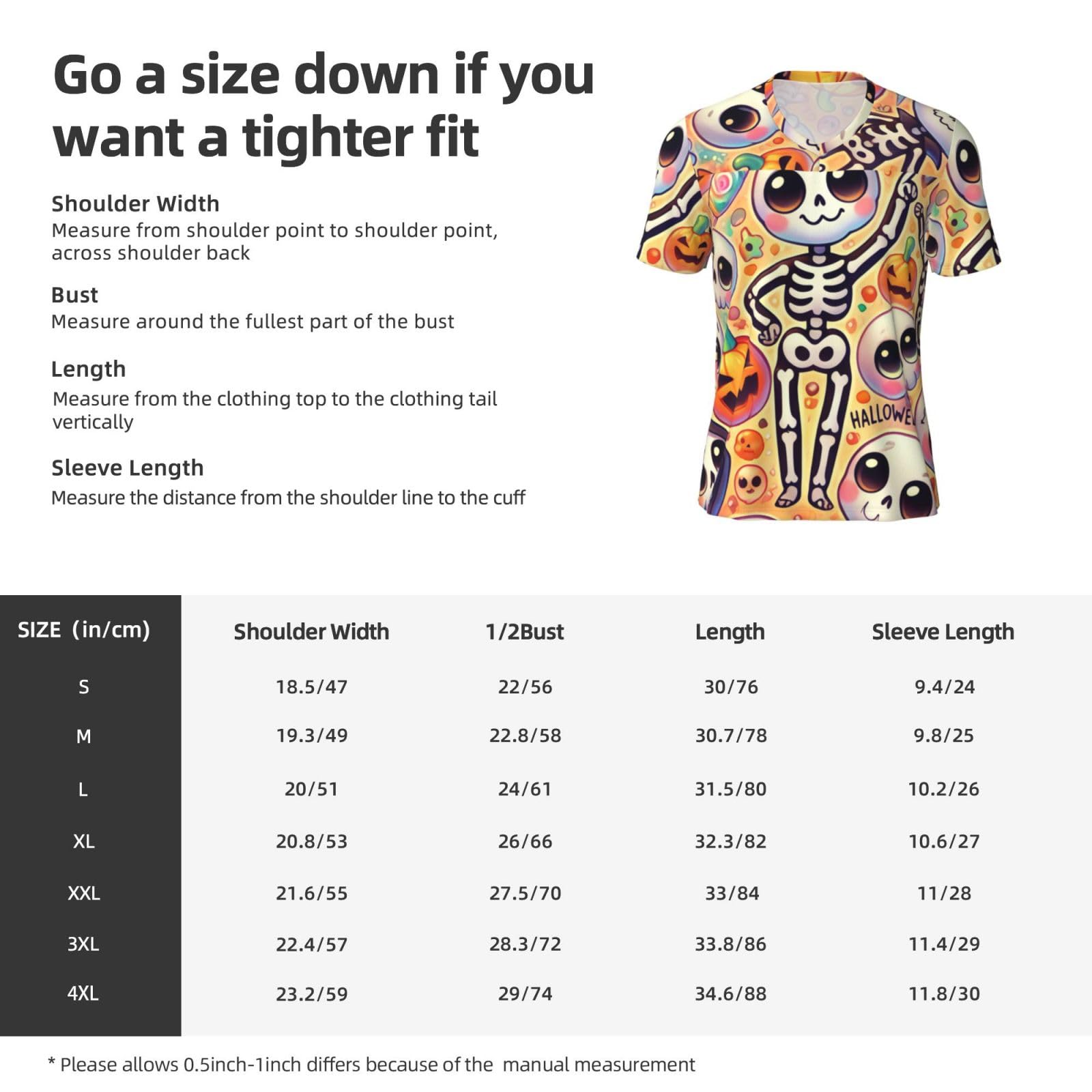 Stylish Athletic Sports Jersey Cute-Halloween-Skeletons Men's Rugby Jersey Small Black