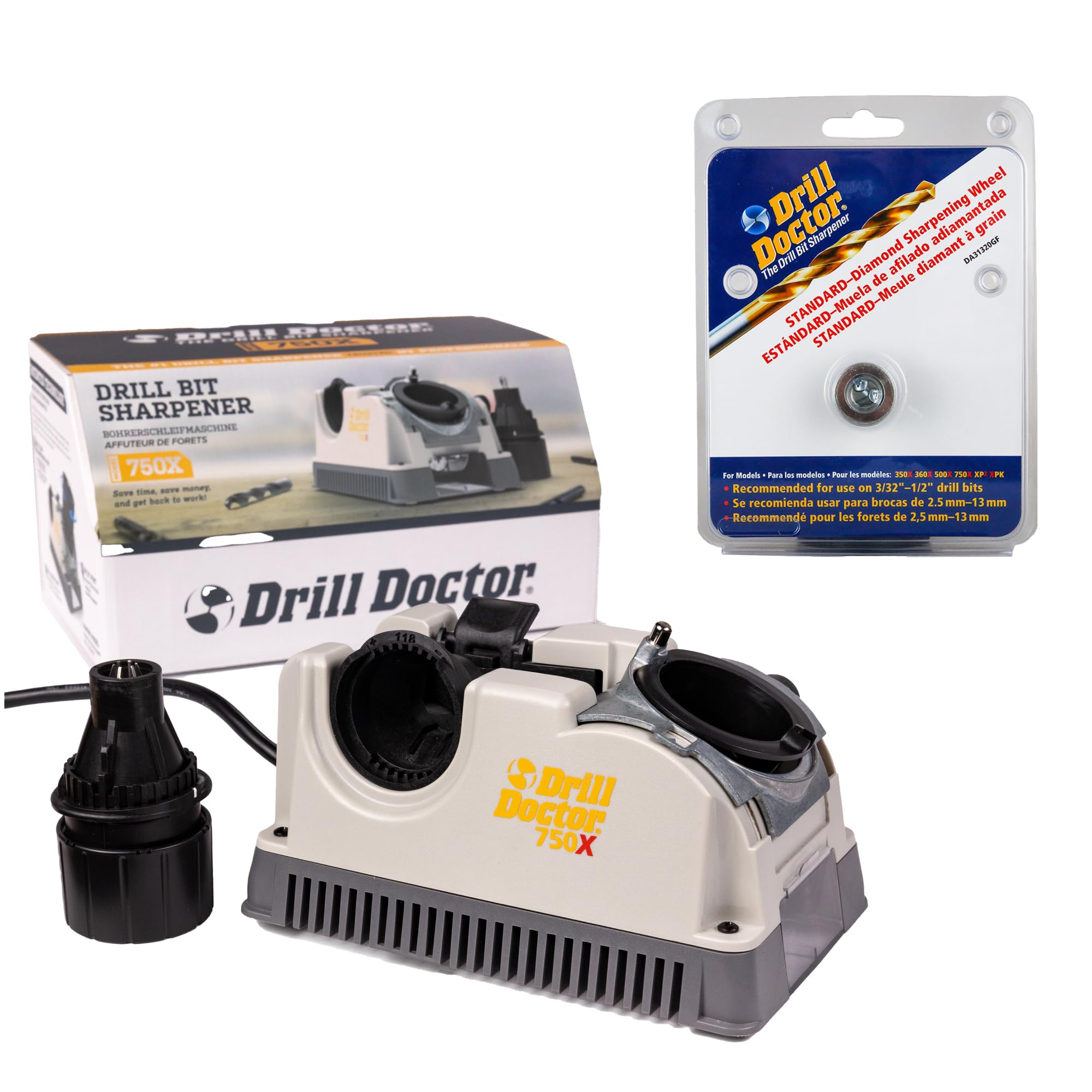Dr. G & The MDs – That's Tough Drill Doctor Drill Bit Sharpener with Adjustable Angles for High