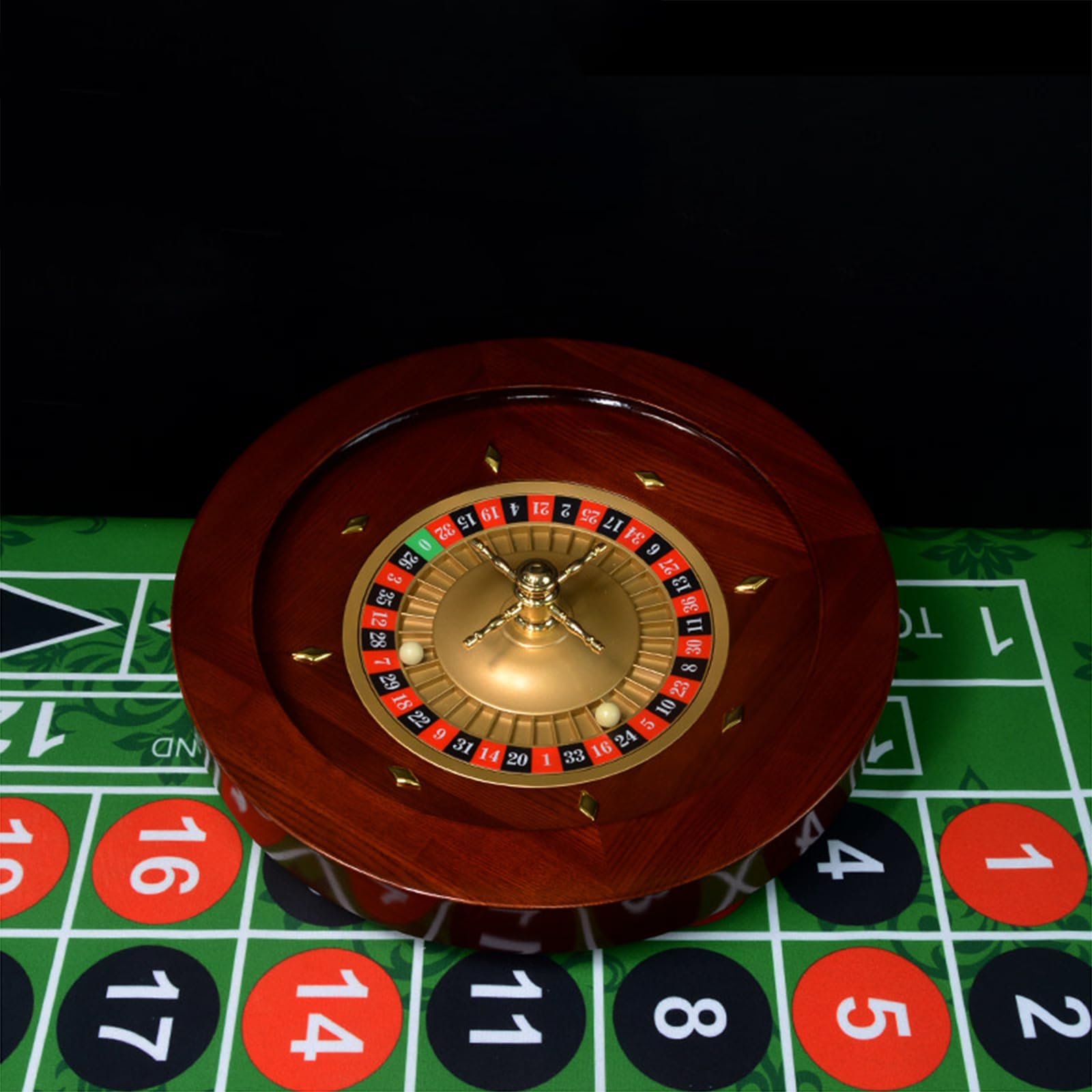 Genérico Rueda De Ruleta De Madera Dial Digital Rouleta Rouleta Juego De Mesa Lotería Giratoria De Entretenimiento para Adultos Rouleta Rouleta para Una Noche De Juegos Familiar,B