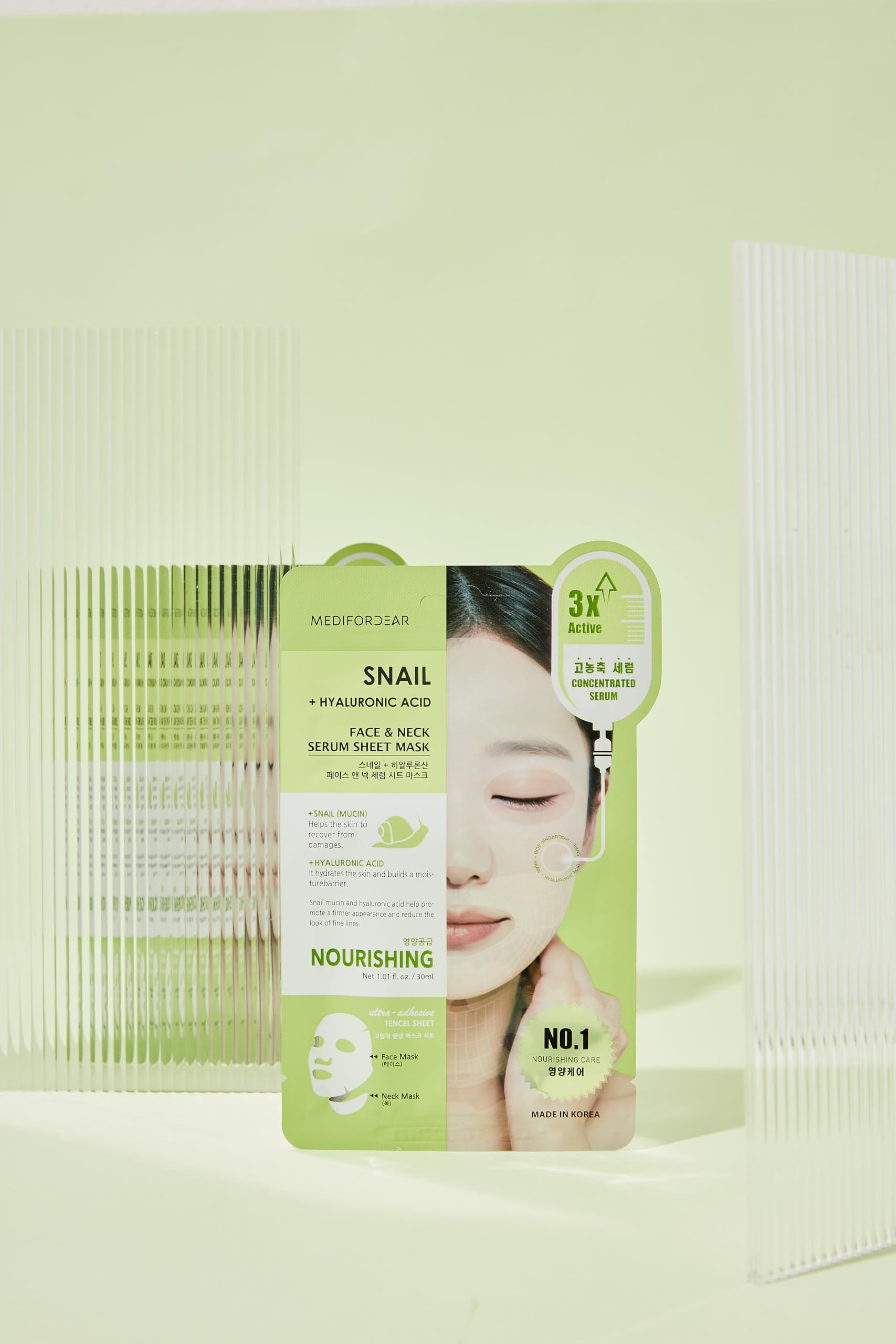 パック・フェイスマスク ELECTORE MINERALORE FACE TREATMENT Micro Current Face Mask – 5 Sheet Set – Pixie Mask™