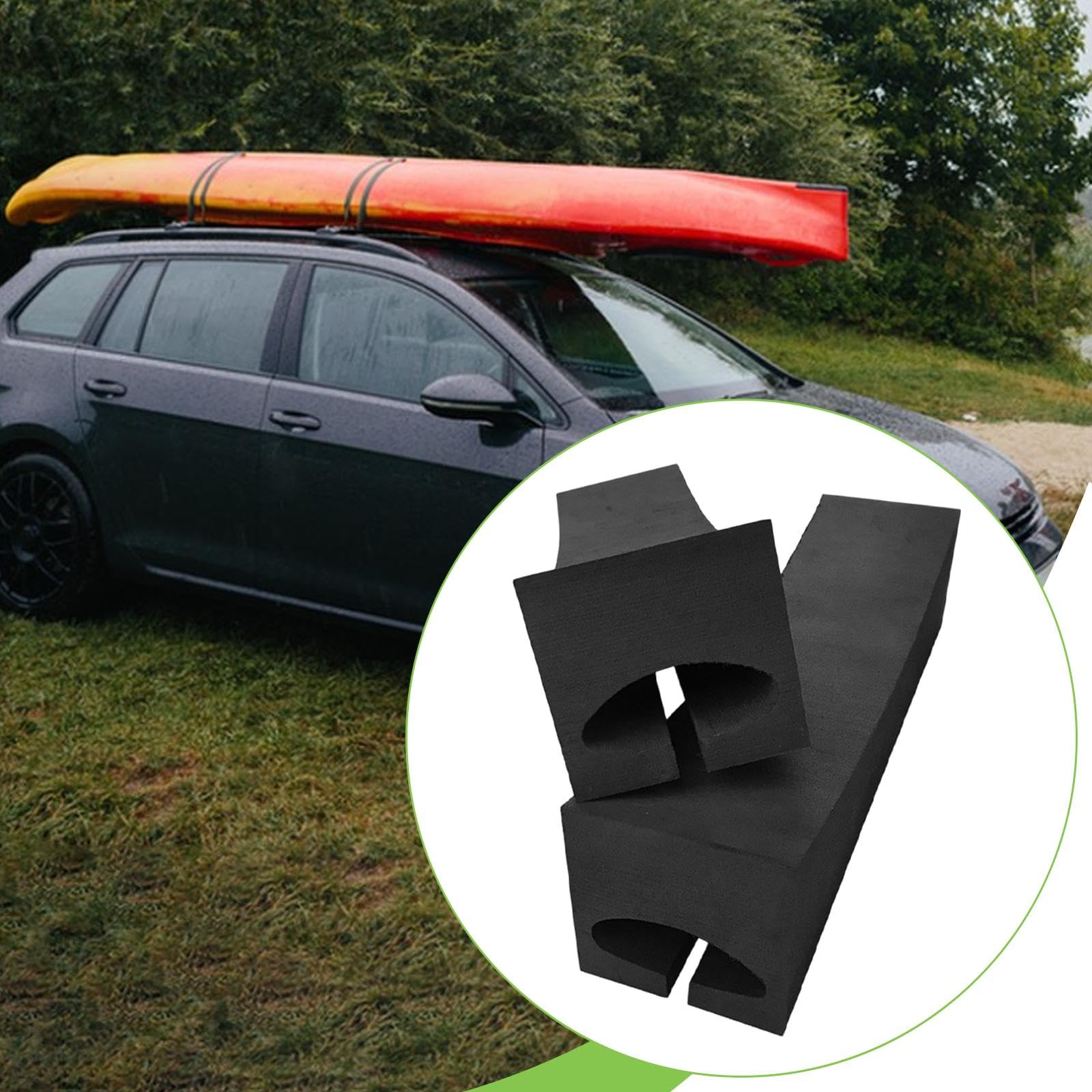 2 Stück Car Top Kayak Carrier Kit Dachmatte Surfboardhalter Gepäckträger Schaumstoff Eva Material für SUV Familienreise, Tragflügel
