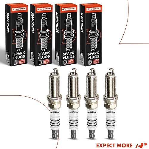 Miniatura 9 de A-Premium Bujías iridio platino (paquete de 4) compatibles con Toyota Camry y Nissan Altima y Hyundai Sonata y Jeep Cherokee y Kia Optima y Chrysler