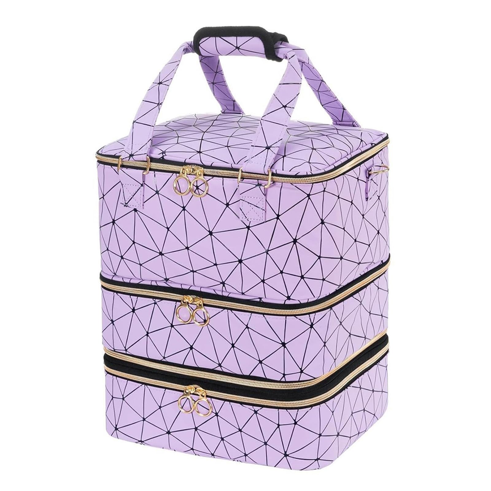 I sistemi stoccaggio dei kit per unghie espandibili contengono 84 smalti gel con spazi divisori personalizzabili per forniture artistiche Custodia per unghie capacità