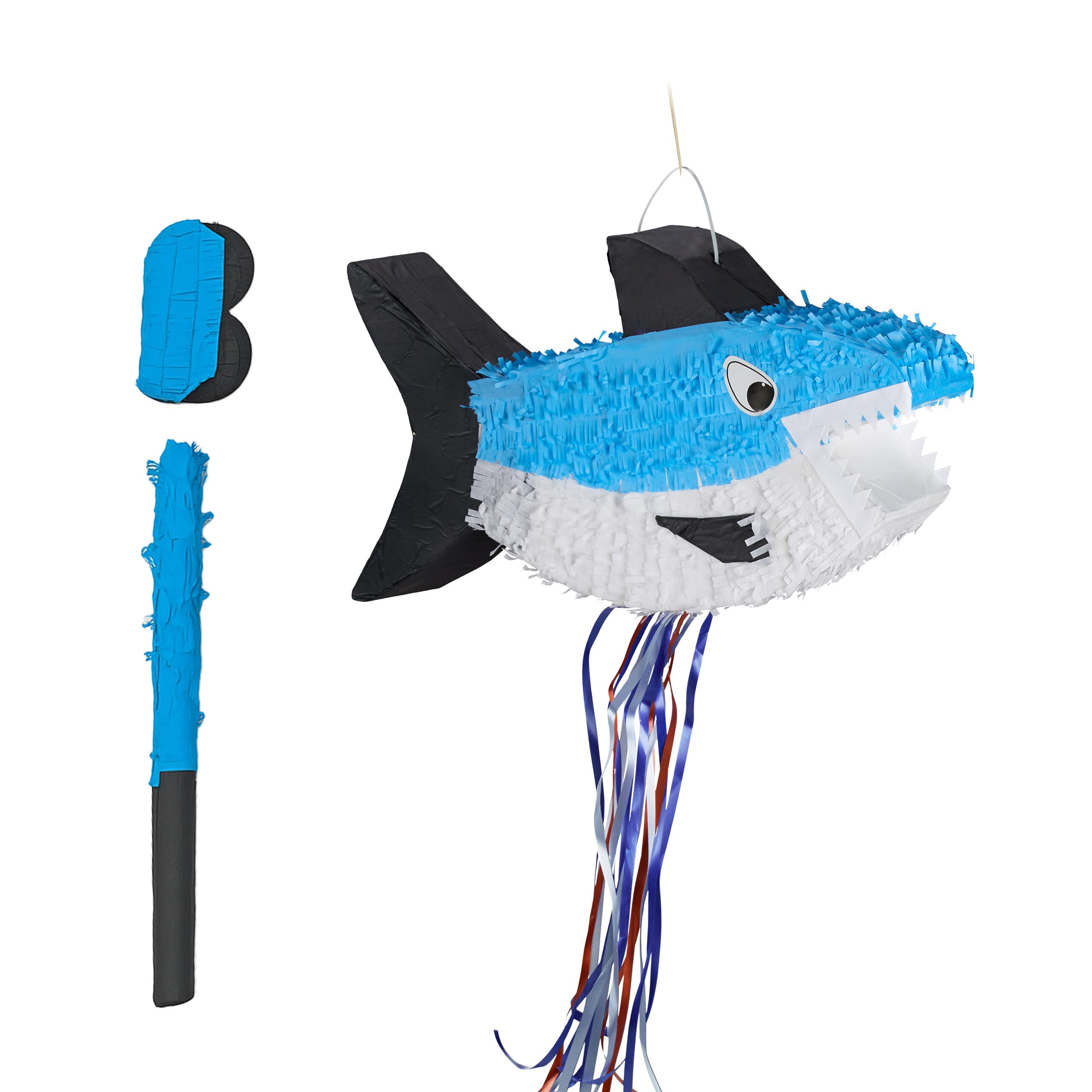 Piñata requin à remplir pour animer vos fêtes d'été et anniversaires