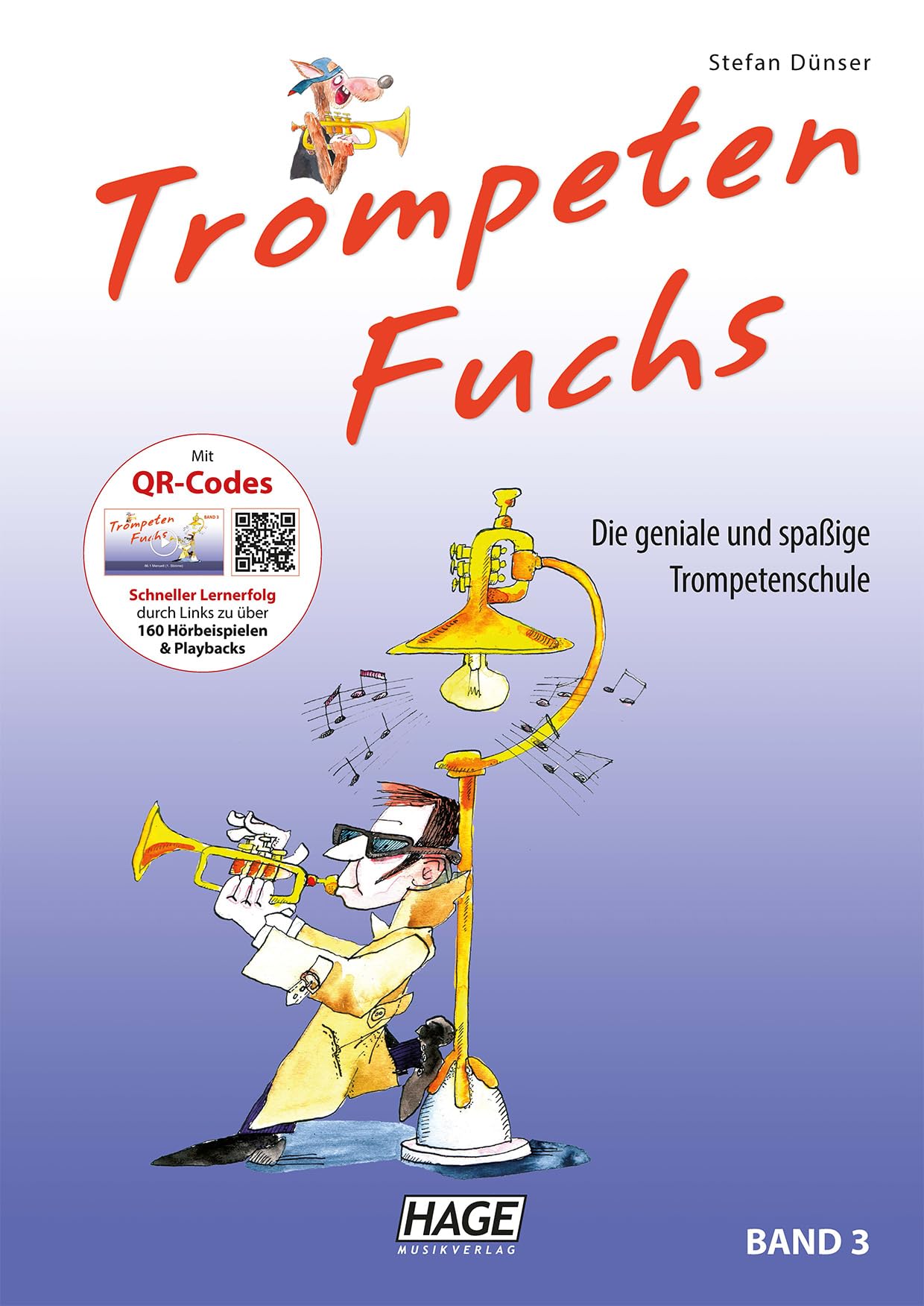Trumpetenfuchs Band 2 9783866260795 EH 3892 and Trumpet Fox Band 3 9783866260801 plus microfibre cleaning cloth - Image 3
