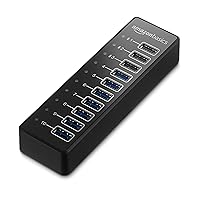 Amazon Basics Hub USB-A 3.1 con alimentatore - 65 W (20 V/3,25 A)