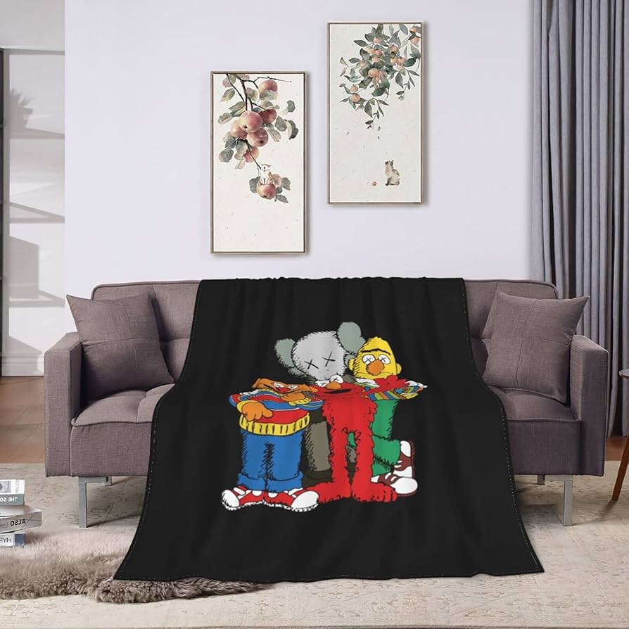 Amazon.co.jp: 毛布 ブランケット セサミストリート ひざ掛け