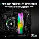 CORSAIR VENGEANCE RGB DDR5 RAM 32GB (2x16GB) Up to 6400MHz CL36-48-48-104 1.35V Intel XMP 3.0 Desktop Computer Memory - Black (CMH32GX5M2B6400C36) - 5