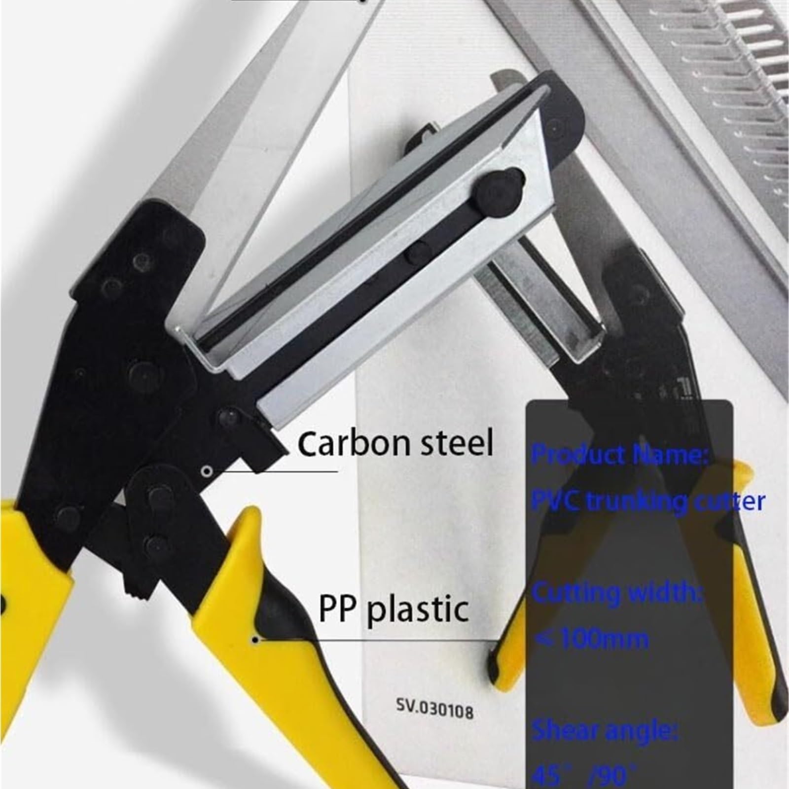 Randonnée Murale, Ciseaux D'angle Réglables D'agrafe D'outil De Coupe Goulotte PVC Pour Le Conduit En Plastique