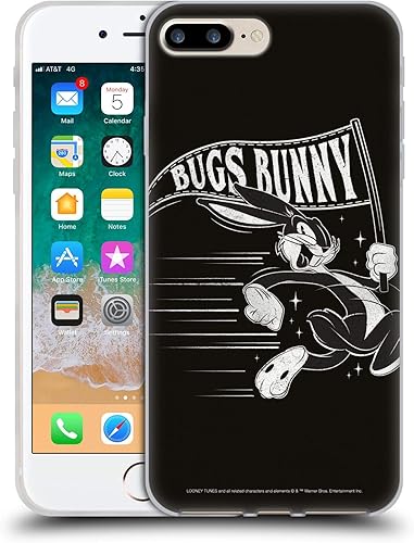 Miniatura 73 de Head Case Designs Funda de gel suave con licencia oficial de Looney Tunes Retro Bugs Bunny compatible con Apple iPhone 11 Pro Max Retro,Blanco y