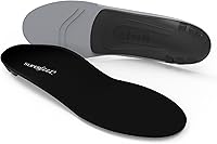 Superfeet Low Arch Insoles Black - Trim-to-Fit Orthotic Support for Thin Tight Shoes, Professional-Grade Stability Men 9.5-11 Women 10.5-12